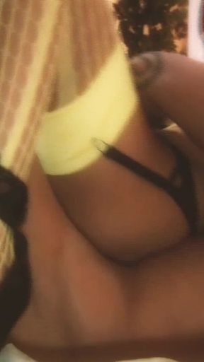 Sexy Booties Scene-1 booty Latina Brunette in Lingerie Eva Angelina Gets a Load on Her Big Tits