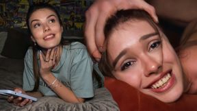 College dorm teen gets destroyed by big cock