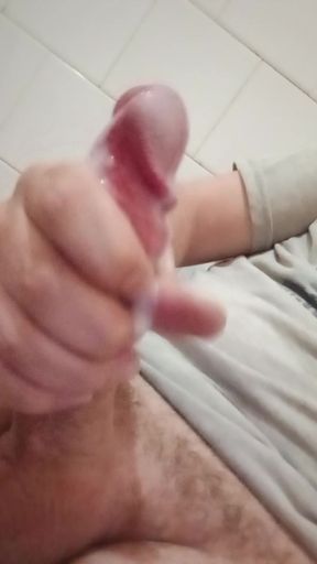 Big cock jerking off