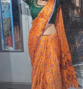 Tight Pussy Desi Bhabhi in Saree Fucked Hard by Devar in Hindi Audio