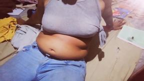 Going Room with a 37 Year Old Next Door Living Aunty Rozi