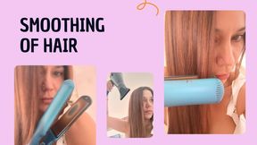 Smoothing of hair