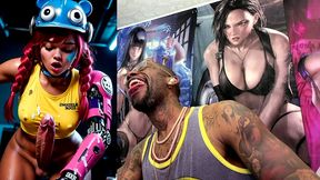 gizmo shoots ropes of cum all over the place, ai generated