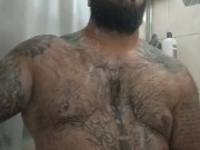 Soapy shower fun