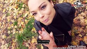 german big tits amateur milf have a public pick up sexdate pov