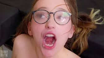 Petite Emejota ravished in her young asshole