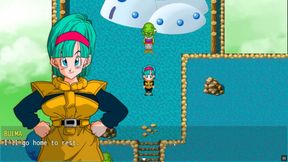 Bulma Adventure 3 - Gallery Show [Dragon Ball Hentai game Parody] Ep.3 He used her armpit to jerkoff