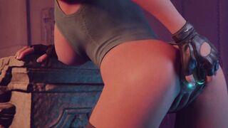 tomb raider: lara croft gatekeeper booty plug masturbation - very Bombshell - can't last five minutes!!