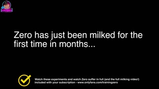 Training Zero Femdom Post Nut Clarity Experiment! Cumshot Ruined Orgasm Cum Eating CEI Bondage Slave