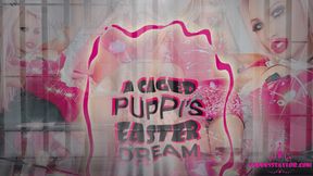 A Caged Puppi's Easter Dream