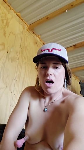 Usinf Suction Cups on My Nipples and Clit