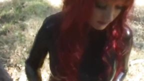 Lesbian Latex Play Outdoors - Aradia & Krissy BDSM