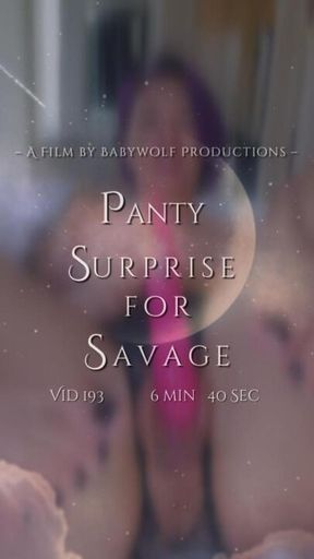Vid193 – Panty Surprise for Savage