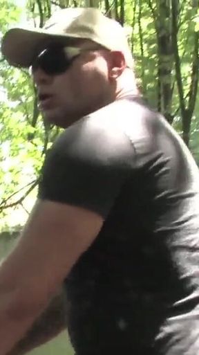 Sex outdoor with his horny and naughty stepsis