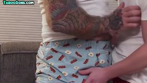 Stepson Twunk Barebacked By Tattooed Stepdaddy