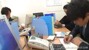 Hot mature diva Reiko Kobayakawa strips and sucks a dong