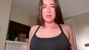 Hungry Giantess Swallows Her Tiny Whole