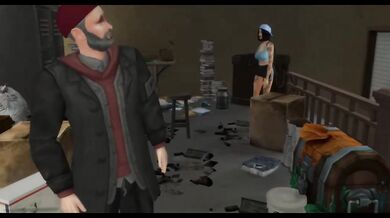 Asian MILF gets wrecked by hobo in filthy alley creampie