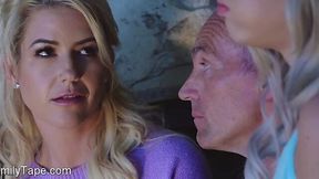 Stepdaughter gets off with the gang