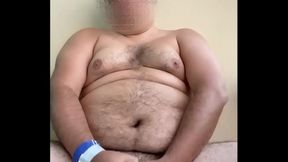 Horny Chub Takes On Masturbation In A Juicy Fat Wank Session