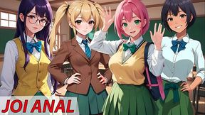 Futabu Audio Club JOI'the club girls want to make a milkshake in your ass