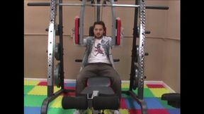 Hot Wife Carmen Fucks Her Stepson's Friend At The Gym And Gets A Facial! 1st half mp4