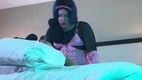 Trans in Chastity Fucked Raw - Compilation 4