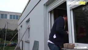 Mature German Housewife Enjoys Intense Encounter with Neighbor