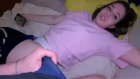 Step sis sucks huge rod in taboo POV scene