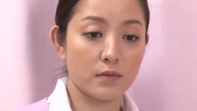 Raven-haired Nurse, Horny as Hell, Gives a Sloppy BJ
