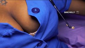 Naughty Big tits Horny nurse fucks her patient on checkup appointment
