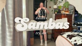 Adidas Sambas try on