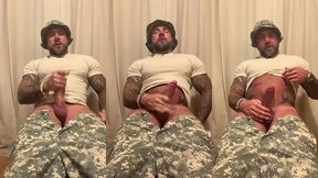solo military masturbation with jason collins!