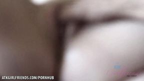 Fine-looking Allie Addison's reverse cowgirl movie