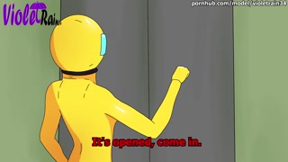 Yellow fucked hard with a huge Strapon - Among Us Lesbian Porn