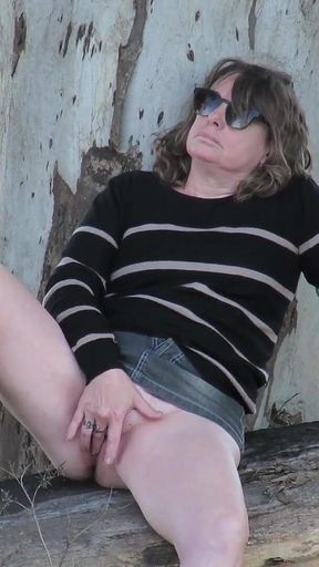 Patricia in the Countryside, Pee and Masturbation Outdoors
