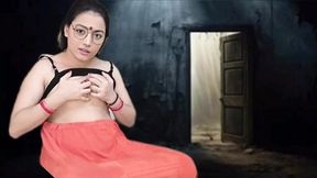 Lonely Bhabi in the village made an atmosphere at night