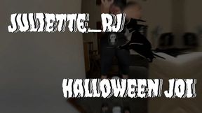 Juliette_RJ on a Halloween creepy JOI including cum countdown - JOI - FOOT FETISH - CUM COUNTDOWN - RED LONG TOENAILS