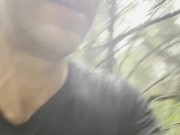 Cam Crest gets caught jerking off on a hiking trail