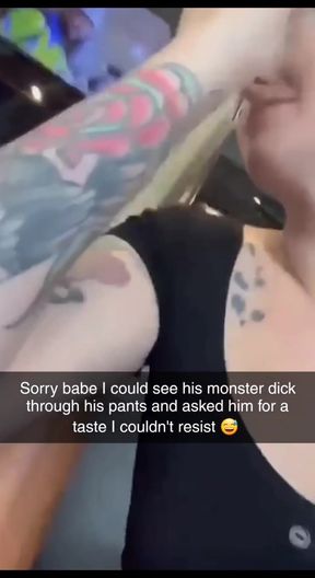 Sorry babe he could see through your monster dick
