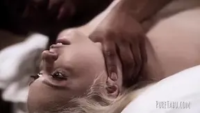 Hot blind Chloe Cherry receives a black surprise