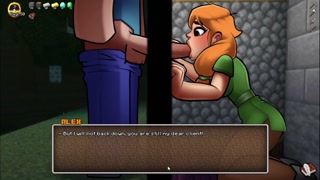 Horny Craft #4 Big Dick Sloppy Blowjob through Glory Hole