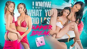 Lana Violet, Violet Jade And Jade Kimiko - Taboo Threesome Saves Vacation
