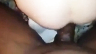 White sissy takes black cock bareback