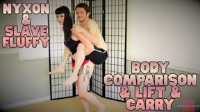Nyxon & Slave Fluffy Body Comparison & Lift & Carry 1080p