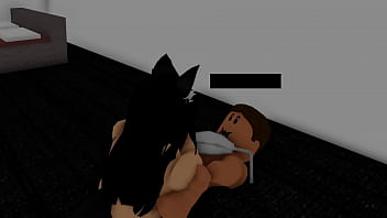 Roblox Neko Girl gets FUCKED against a wall