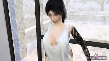 My Girlfriend and I Love to Have Sex in the Window for Our Neighbors to See Us - Sexual Hot Animations