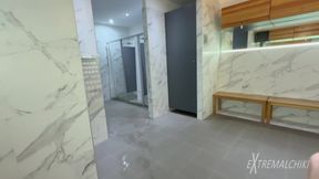 Gym Locker Room Stud Masturbation