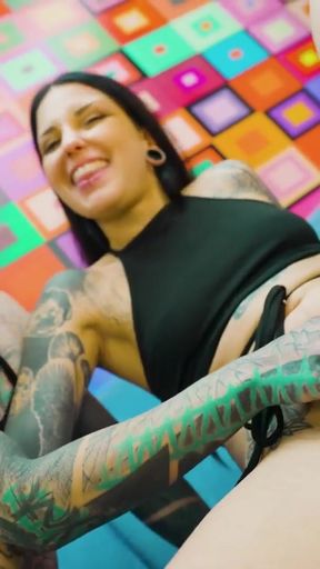 Dirty Goth &amp; Hippie Babes Crave Anal Pounding and Thick Facial Cumshots   Clip 1
