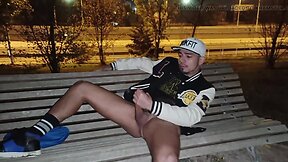 Masturbating in a park in madrid